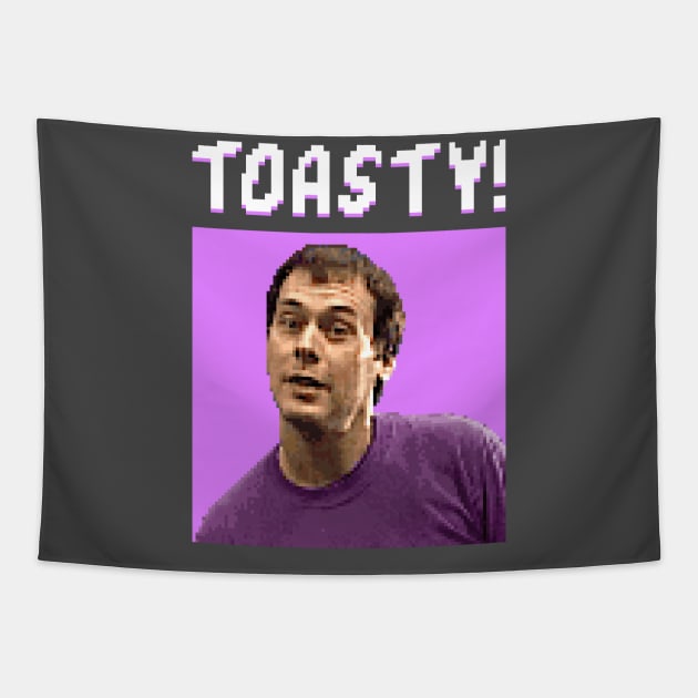 Toasty! II Tapestry by RetroPixelWorld