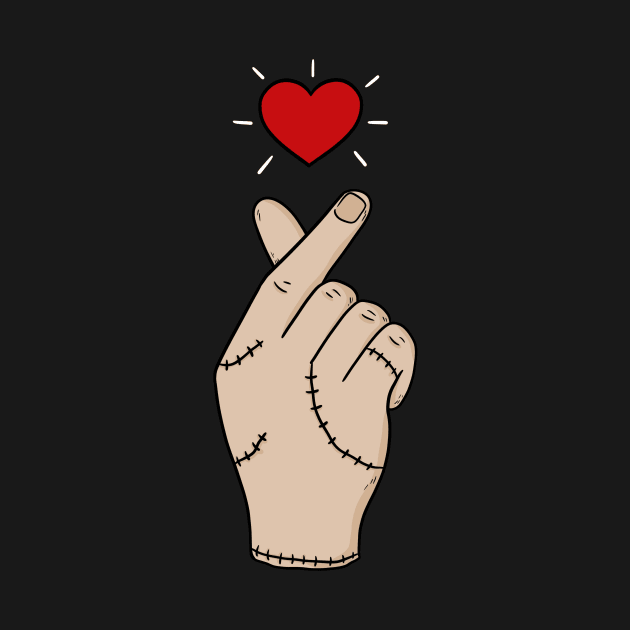 Finger heart by coffeeman