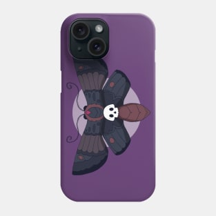 Goth Moth Tattoo Style Phone Case