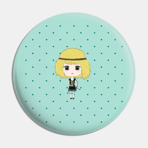 Sagittarius Girl Pin by TheBanannaTheory