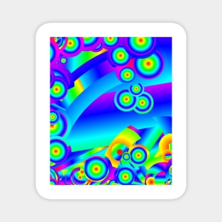 Abstract Ocean waves Magnet