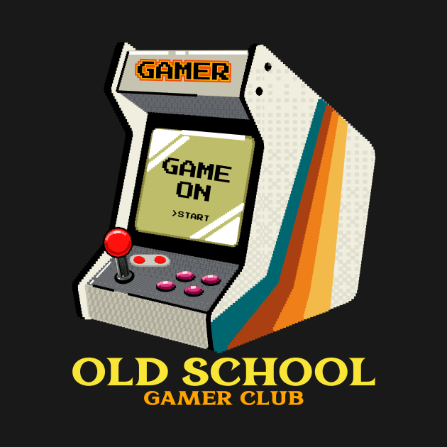 Old School Gamer Club Design by ArtPace