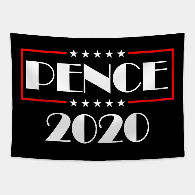 Pence 2020 American Flag Tapestry by Barnard