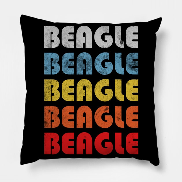 Beagle dog mom. Perfect present for mother dad friend him or her Pillow by SerenityByAlex