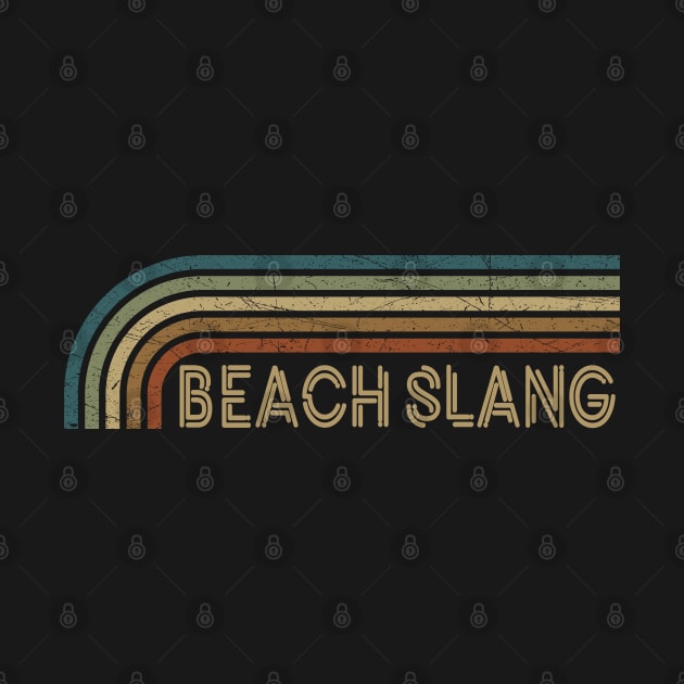 Beach Slang Retro Stripes by paintallday