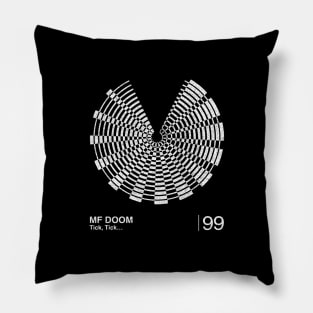 MF DOOM  / Minimalist Graphic Fan Artwork Design Pillow
