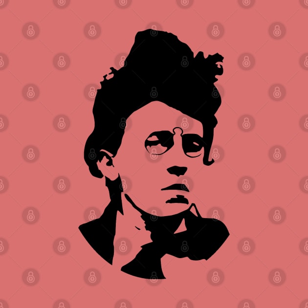 Emma Goldman Silhouette - Anarchist, Feminist, Socialist by SpaceDogLaika