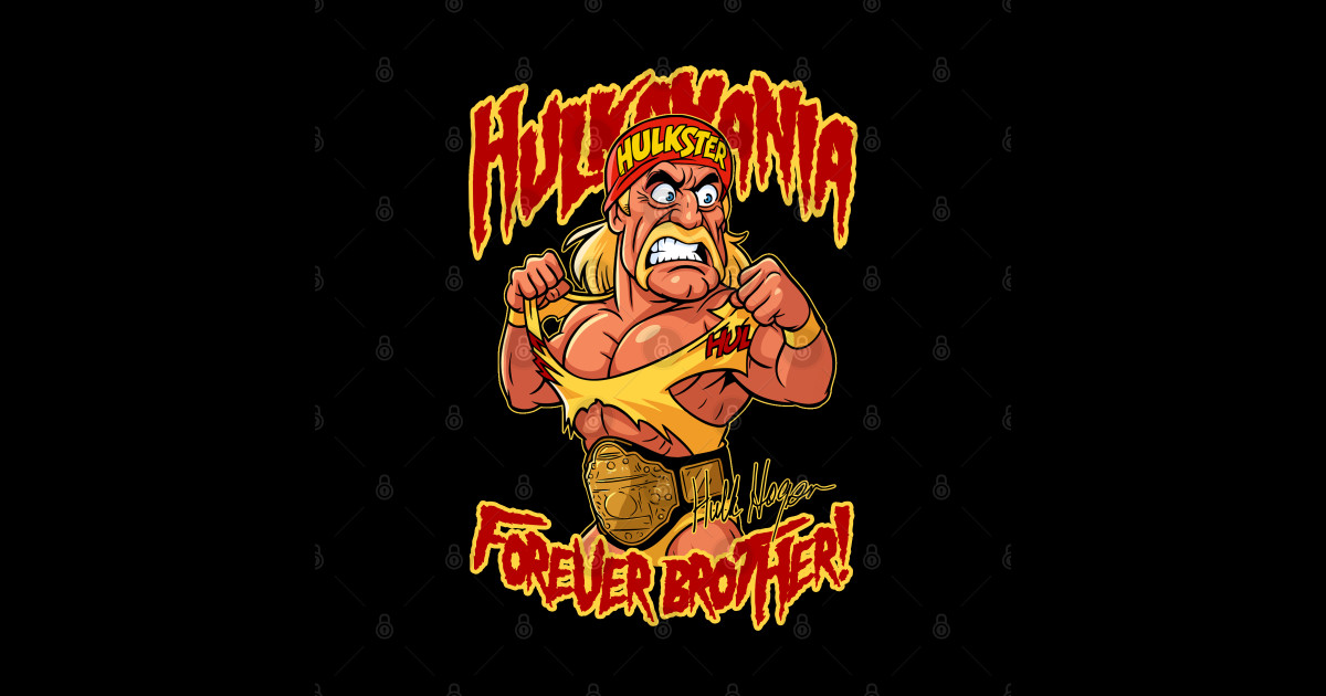Vintage Retro Hulkamania Forever Hulk Hogan Sticker Teepublic