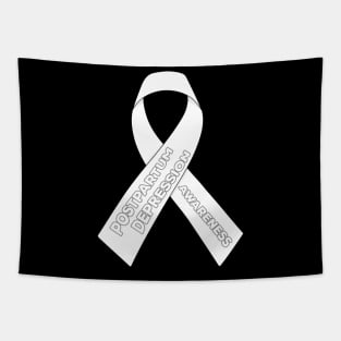 Postpartum Depression Awareness Ribbon Tapestry