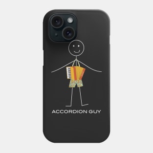 Funny Mens Accordion Design Phone Case