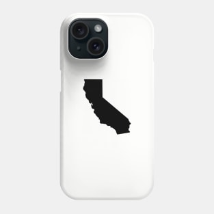 California Black Phone Case