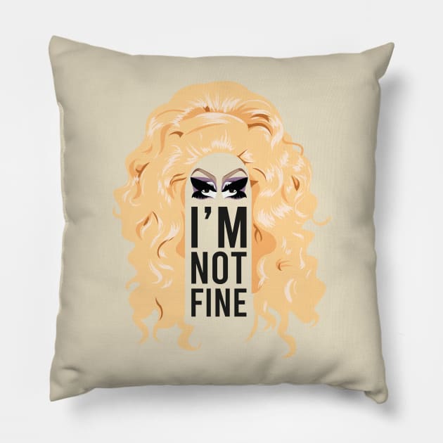 Trixie from Drag Race Pillow by dragover