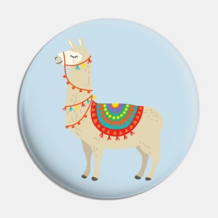 Party Llama Pin