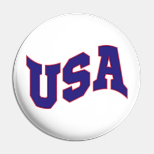 usa designe red and blue american flag color Pin