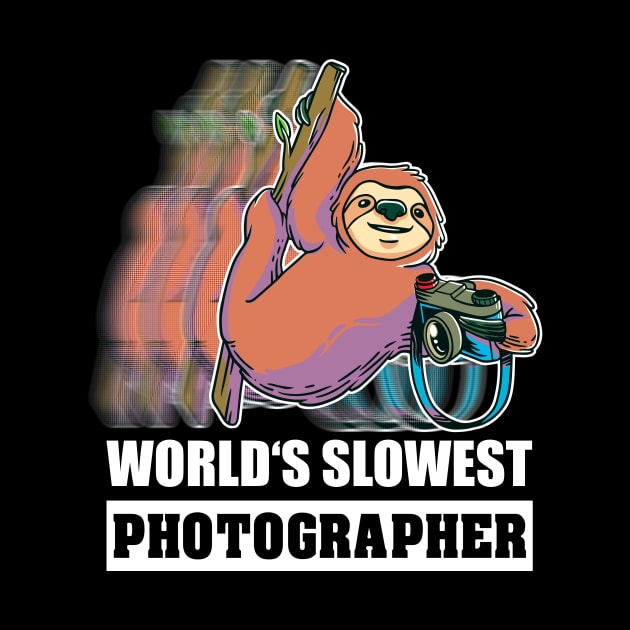 The Slowest Photographer in the World Sloth with Camera by Cedinho