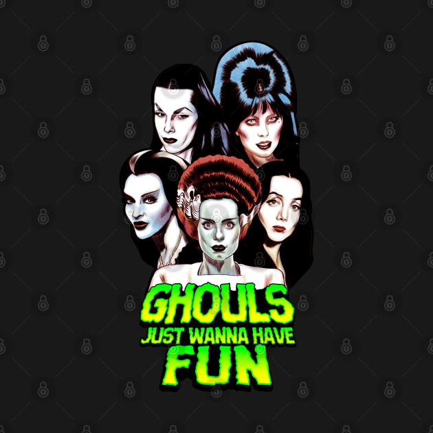 Ghouls Just Wanna Have Fun - Halloween icons by Ildegran-tees