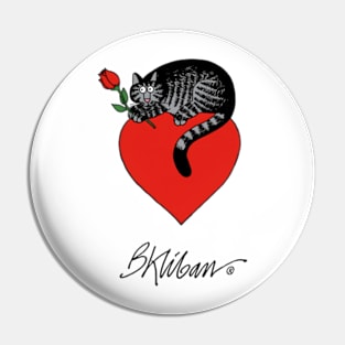 B kliban cat love, valentine Pin