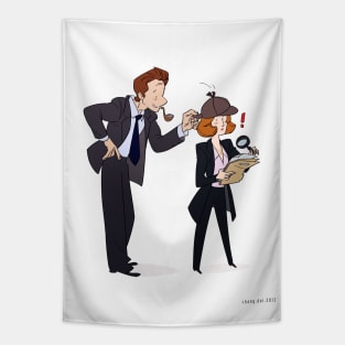 X files Sherlock Holmes Tapestry