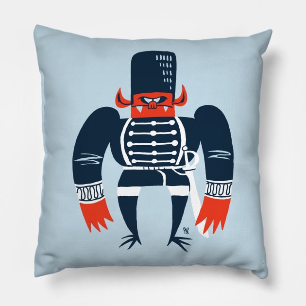 Monster Boy 5 Pillow by washburnillustration