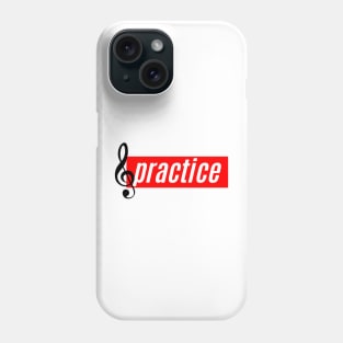 Practice (with treble clef) Phone Case