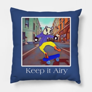 Keep it Airy: Panda Skating Pillow