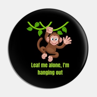 Funny Funky Monkey Pin