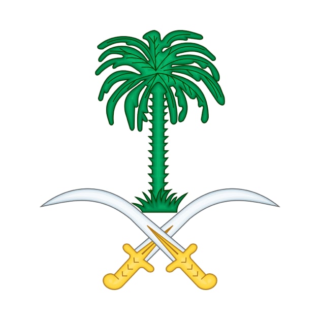 Emblem of Saudi Arabia by Wickedcartoons