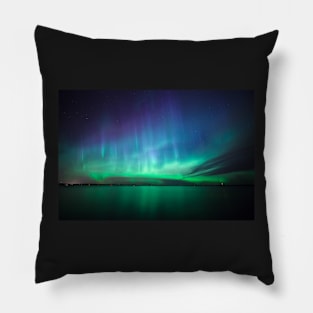 Beautiful northern lights Pillow