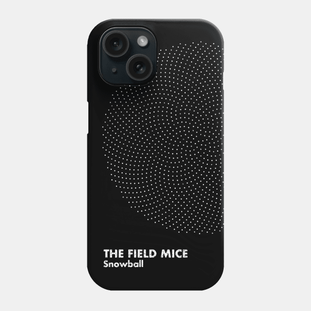 The Field Mice / Snowball / Minimal Graphic Design Tribute Phone Case by saudade