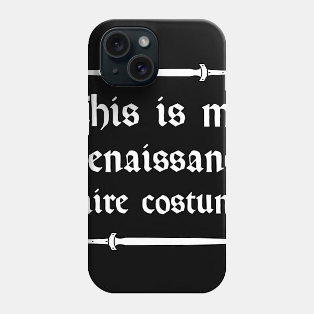 Funny Renaissance Faire Costume Phone Case by MeatMan