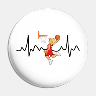 Basketball Pulse Pin