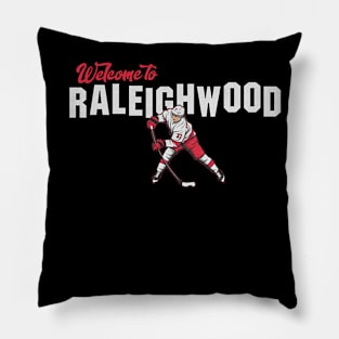 Andrei Svechnikov Welcome To Raleighwood Pillow