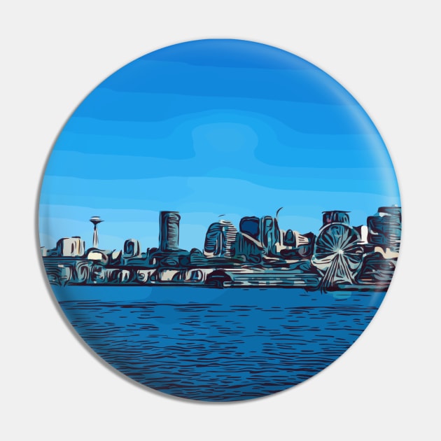 Seattle Pin by WelshDesigns