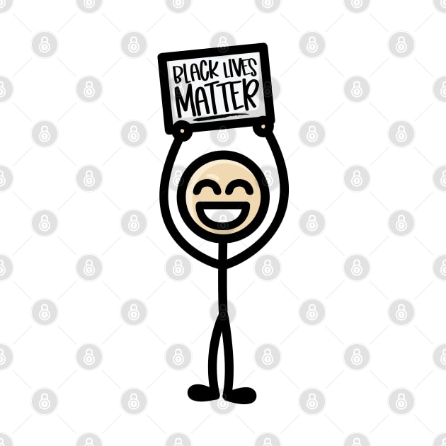 Stick Guy 2 - Black Lives Matter by hoddynoddy