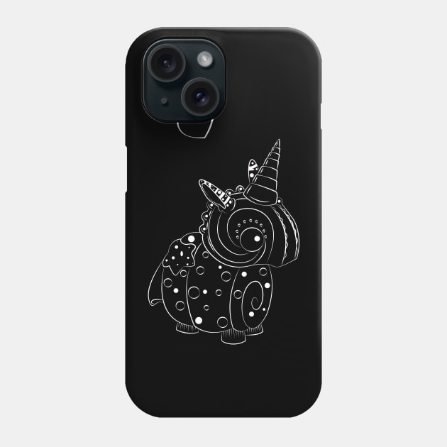 Shell Unicorn Phone Case by Sarah Butler