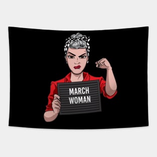 March Woman Tapestry