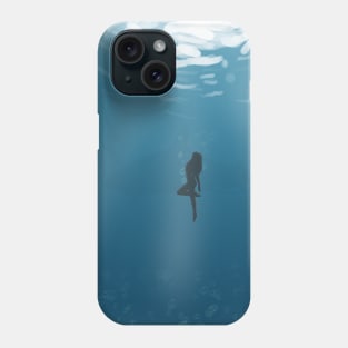 The fear of the ocean Phone Case