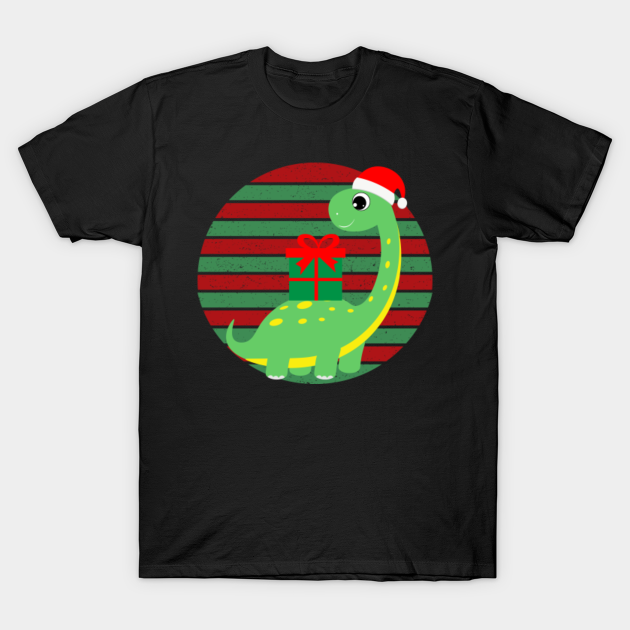 cute dinosaur christmas - Cute Dinosaur Christmas - T-Shirt