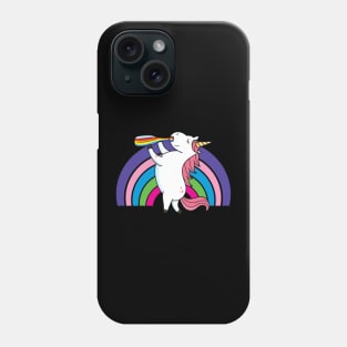 Drunken Unicorn Rainbow- Phone Case