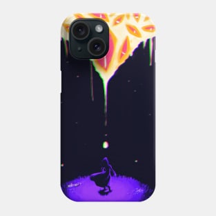 Eyes Dripping Outside Purple Phone Case