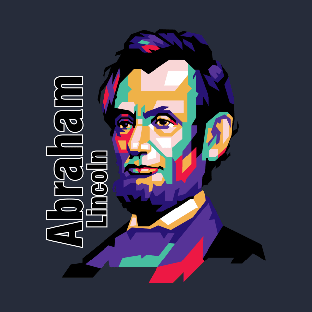 abraham lincoln popart by Martincreative