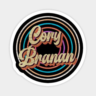 vintage circle line color Cory Branan Magnet