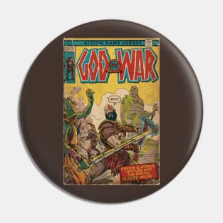 God of War fan art comic book cover Pin