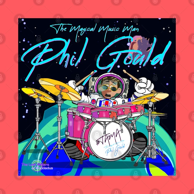 Tiny Phil Space Drummer by EnceladusWaters