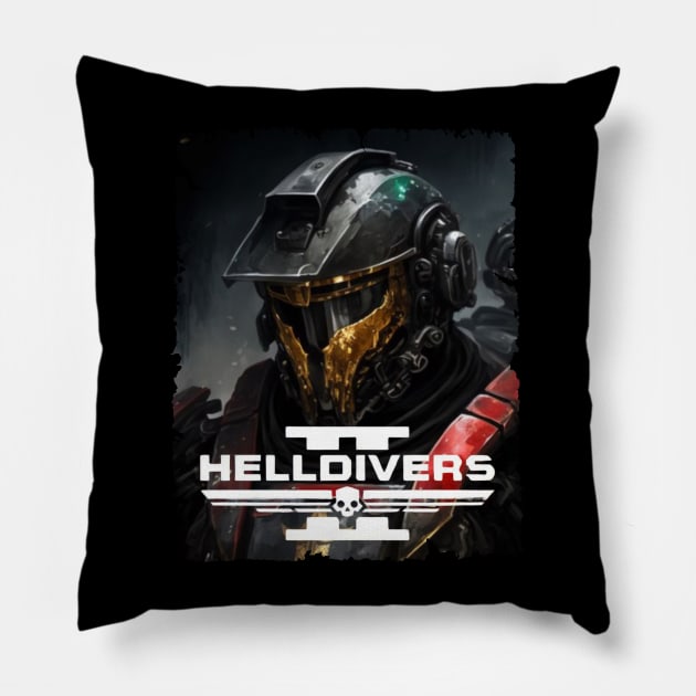 Helldivers 2 Pillow by Roxy Khriegar Store