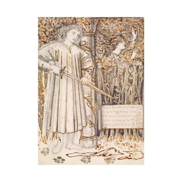 Pyramus and Thisbe by Edward Burne-Jones by Classic Art Stall