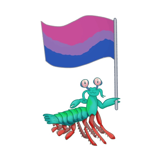 Mantis Shrimp Bisexual Pride! by Quirkball