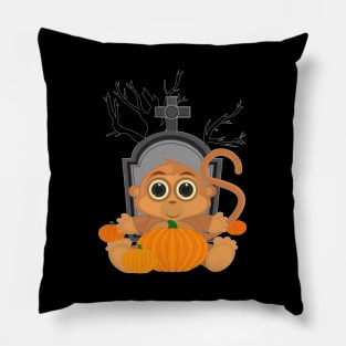 Halloween Monkey Pillow