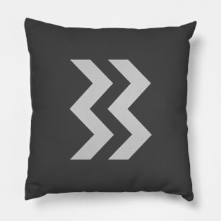 𐰑 - Letter D (v1) - Old Turkic Alphabet Pillow