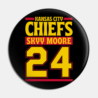 Kansas City Chiefs Skyy Moore 24 American Football Team Pin